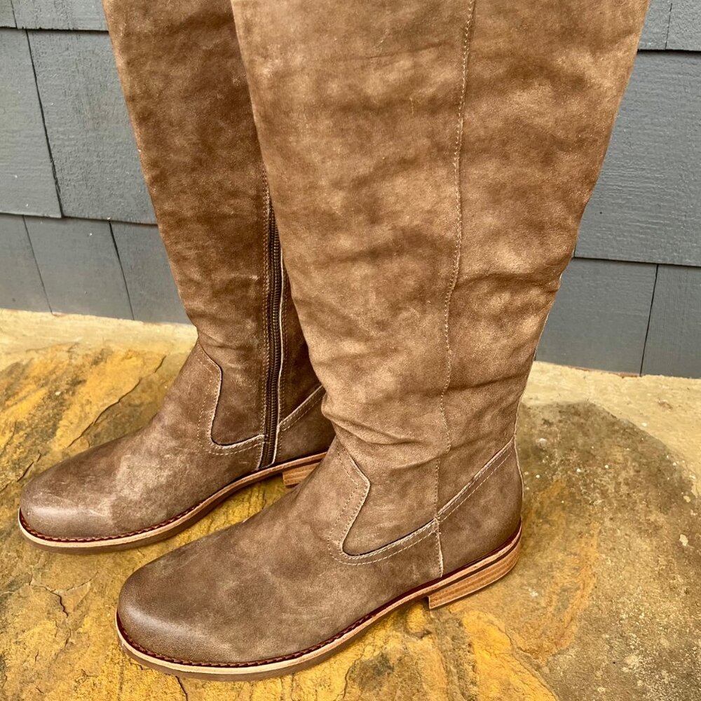Women's Kork-Ease Specter Brown Leather Western Boots Size 9.5 NWT